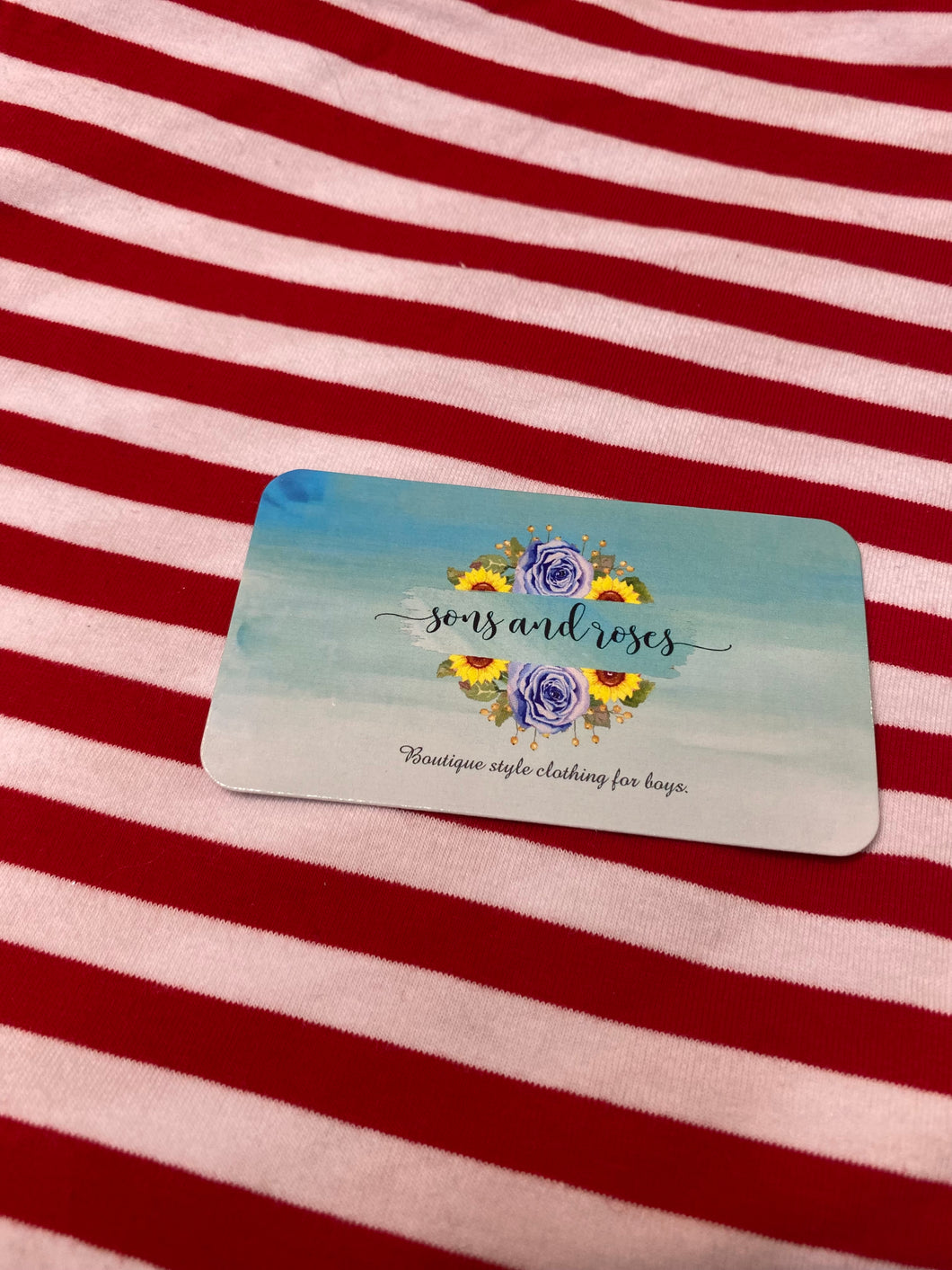 Red and white stripes