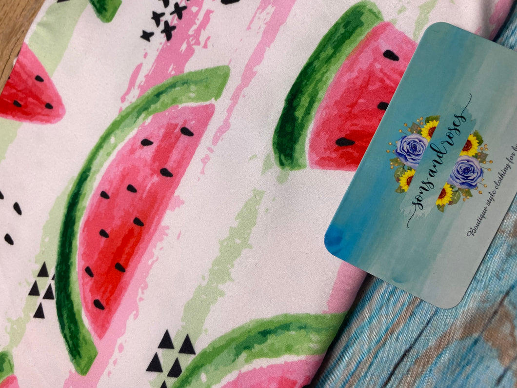 Watercolor watermelon