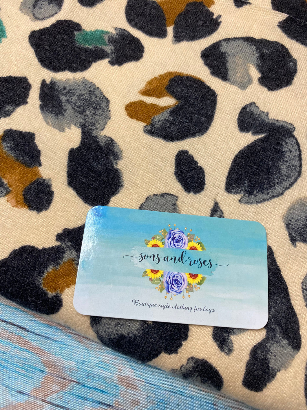 Sand leopard print